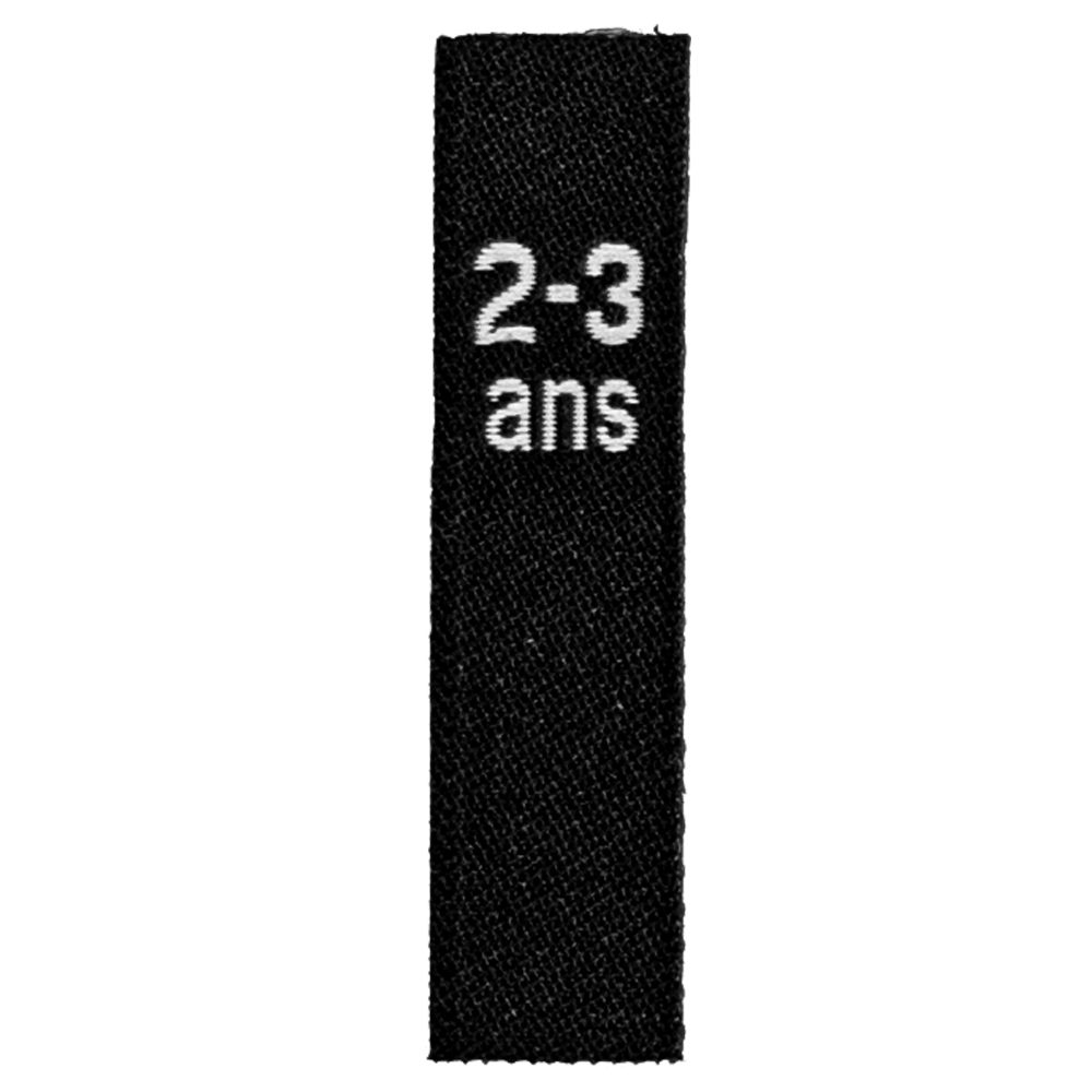 Tailles Enfants (2-3 ans - 12-13 ans) Noir